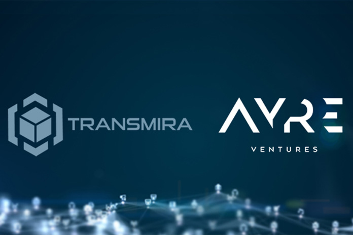 Transmira and Ayre Ventures with blue background